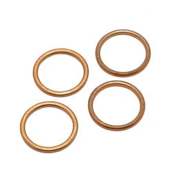 4x Exhaust pipe gaskets for Honda CB700 CB750 CB900 CB1000C CB1100F Gasket Replaces 18291-MM5-860, 18291-254-000