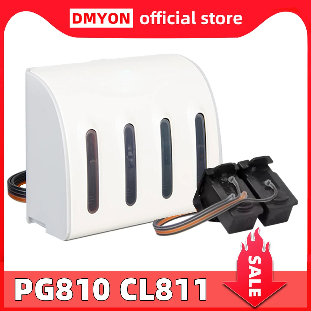 DMYON Compatible for Canon PG810 CL811 Continuous Ink Supply System MX366 MX416 MX426 MP237 MP245 MP258 Printer Cartridge