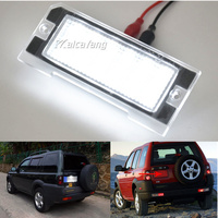 Beautiful White LED License Plate Light Number Plate Lamp For Land Rover Freelander 1 1998 1999 2000 2001 2002 2003 2004-2006