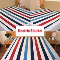 Electric Blanket 110/220V Automatic Protection Type Thickening Electric Blanket Body Warmer Heated Blanket Electric Mat Carpet 3