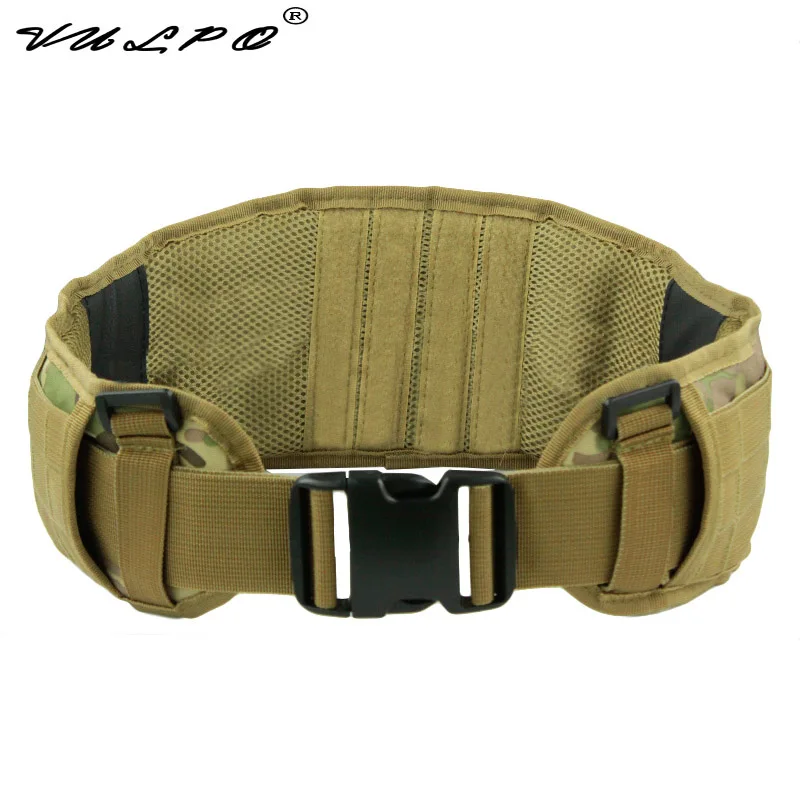 VULPO Adjustable Tactical Padded Molle Waist Belt Combat Battle Cummerbunds