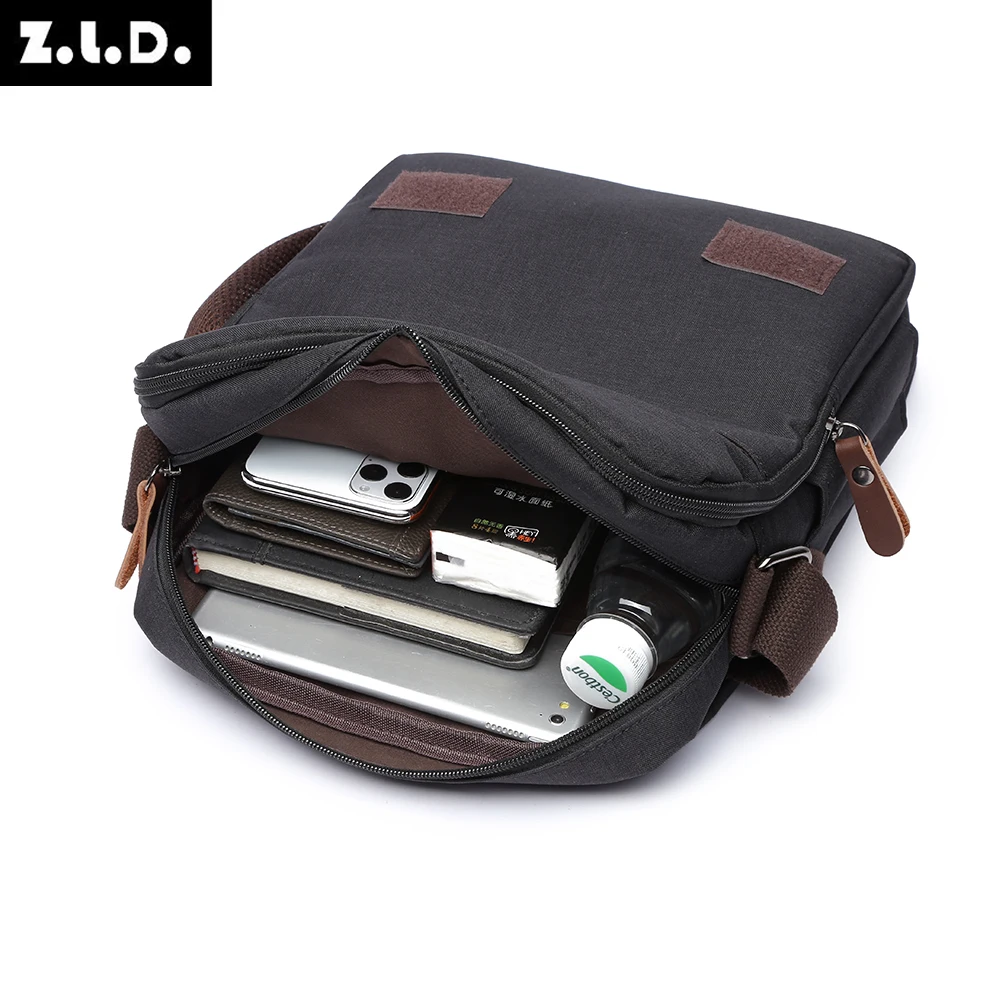 solid color messenger tool bag leisure messenger shoulder bag  vintage polyester messenger bag