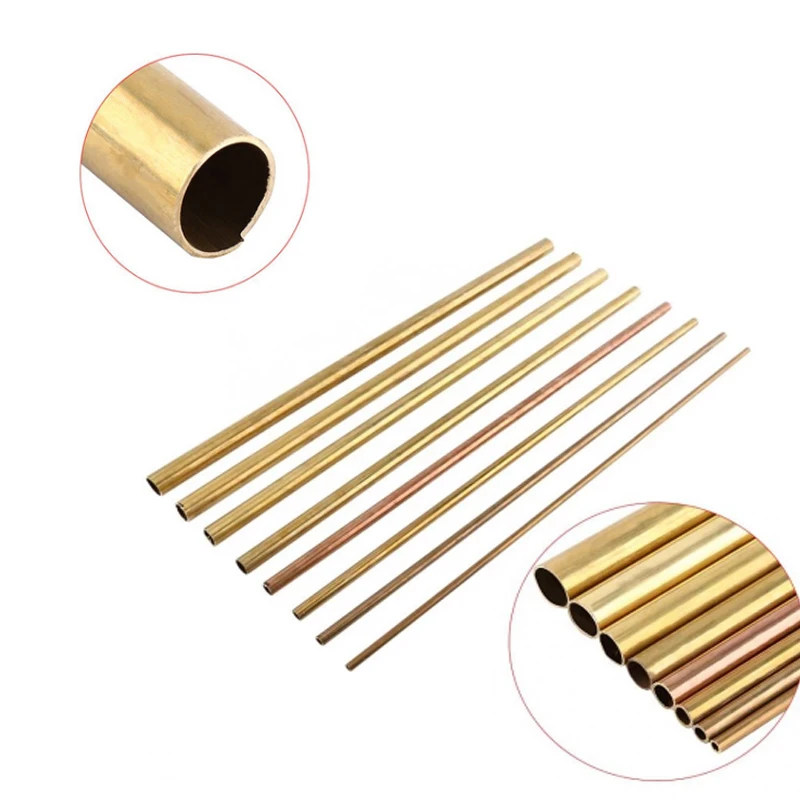 1 pcs Brass Tubes Length 20/30/50cm Diameter 2/3/4/5/6/7/8/9/10/12/14/16/18/20mm Brass Tubes Wall Cutting Tool Parts