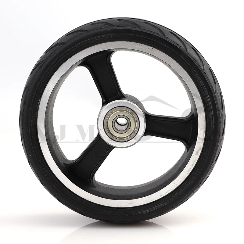 

High quality solid wheel 5 inch 5.5x2 fast wheel Carbon fiber scooter solid tire with alloy rim