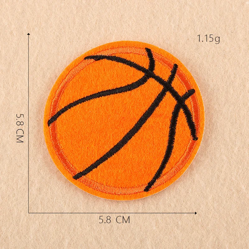 Ferro sulle toppe per abbigliamento striscia calcio basket Sport Badge Sticker sui vestiti per bambini toppe ricamate Applique fai da te