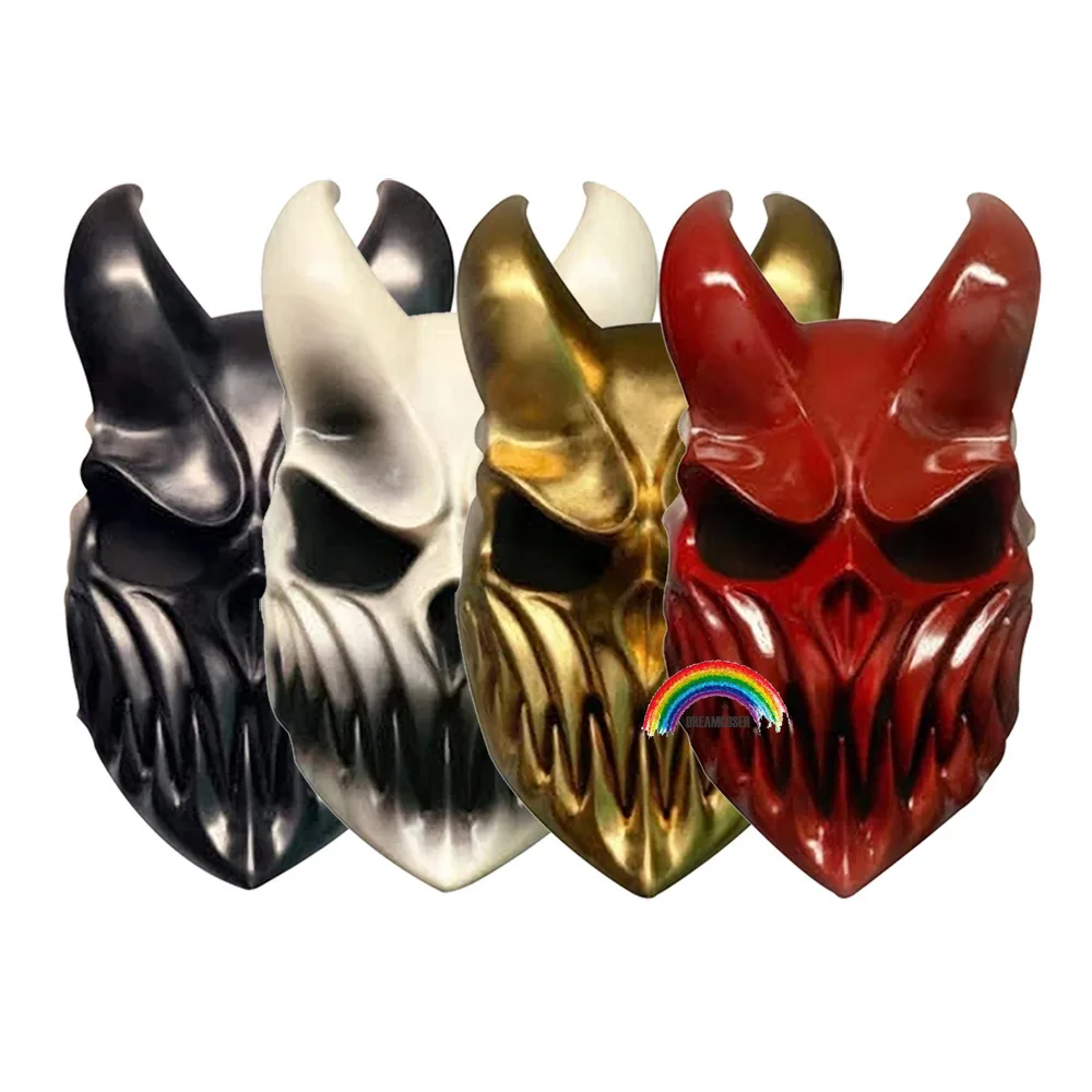 Halloween Slaughter To Prevail Mask Deathmetal Cosplay Demolisher Shikolai Demon Darkness Horrible Masks Party Costume Prop