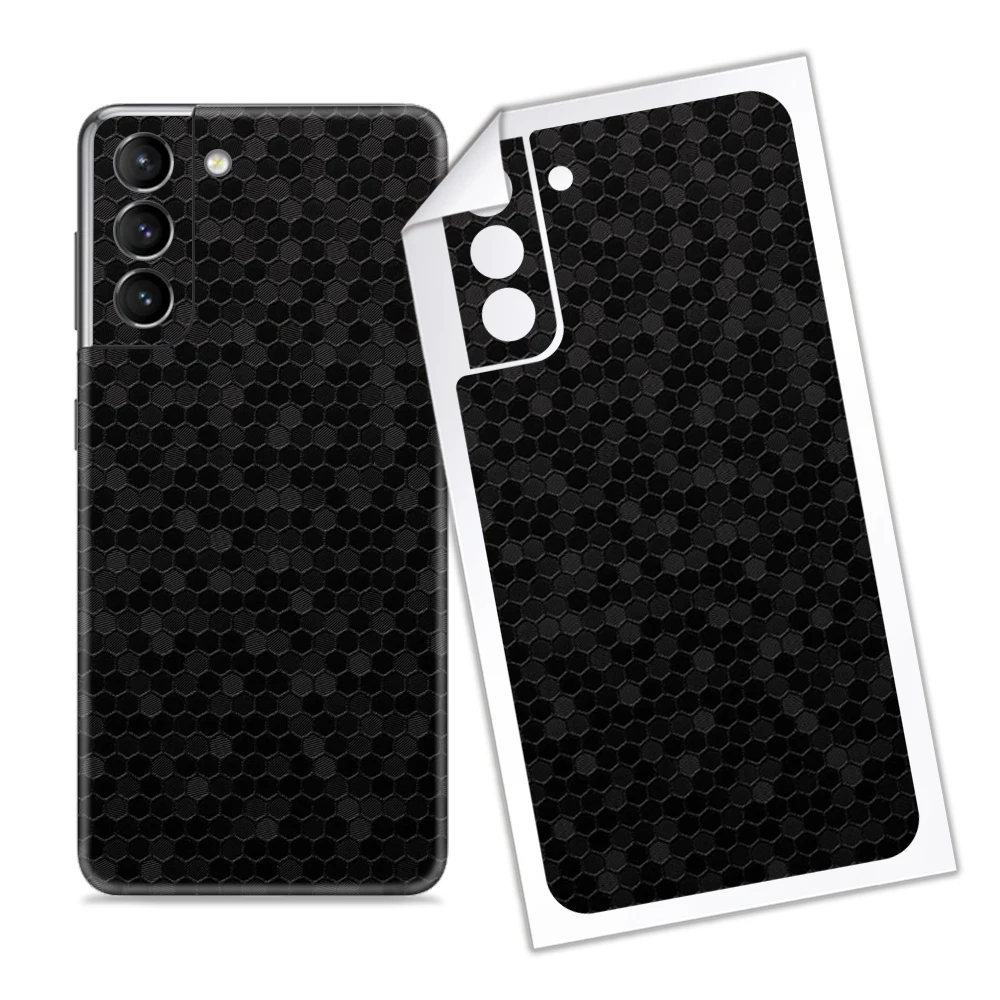 Luxury Texture Protective Vinyl Skin Decal Full Body Wrap Film Premium Ultra Slim Cover Back Sticker for Samsung Galaxy S21+