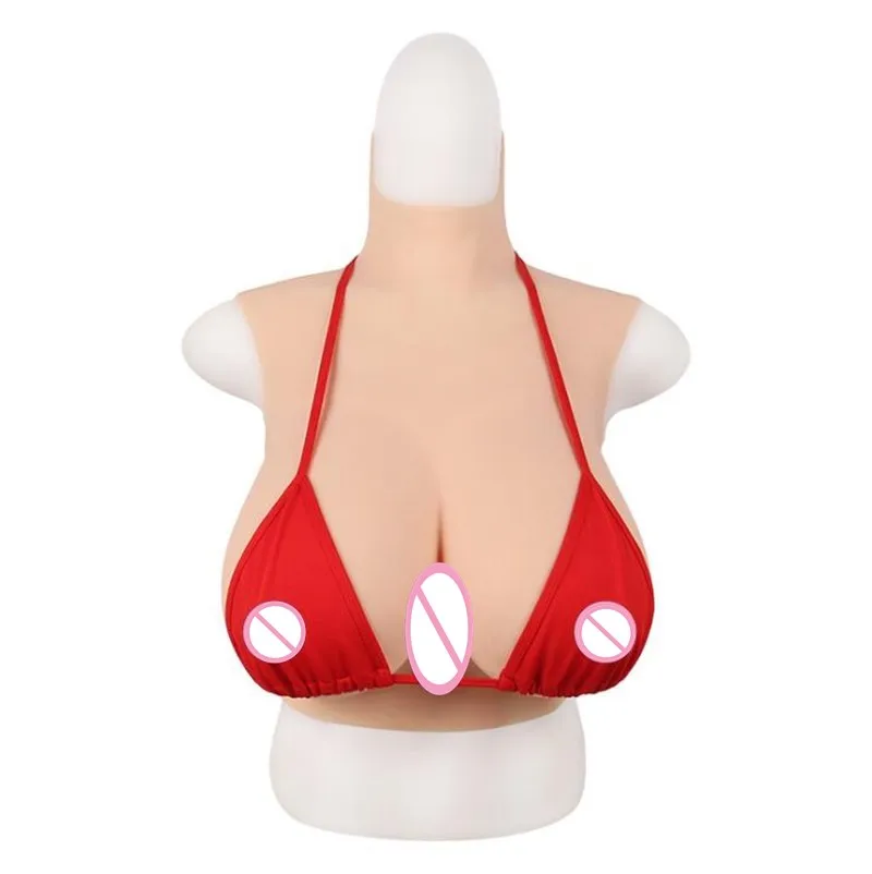 

elastic cotton+Silicone Crossdressers Breast Forms Huge Fake Boobs Transgenders Crossdressing C D F G Cup Realistic Fake Boobs