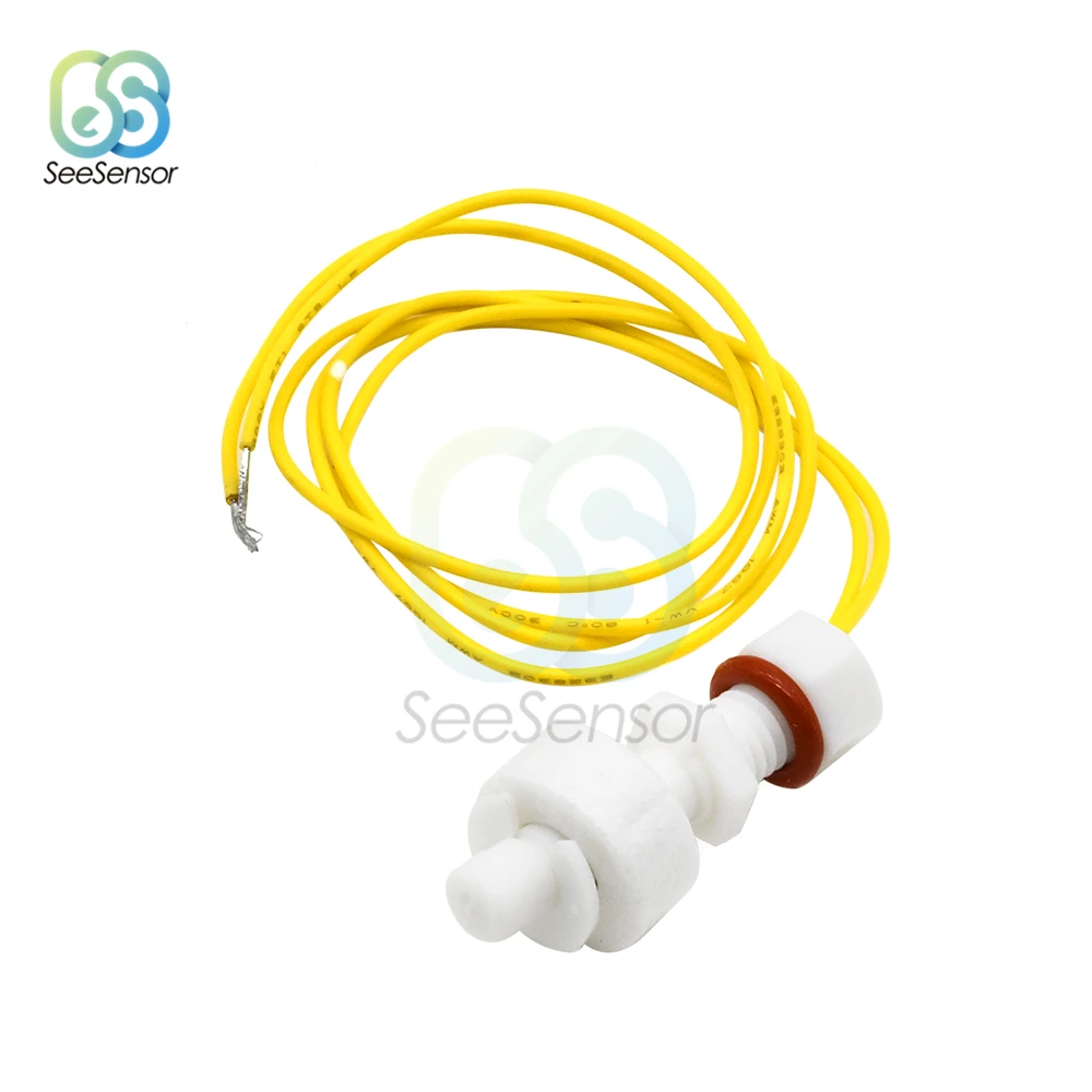 Normally Closed Low Pressure Float Switch ZP2508 Mini PP Tank Pool Water Liquid Level Sensor Vertical Float Switches 220V