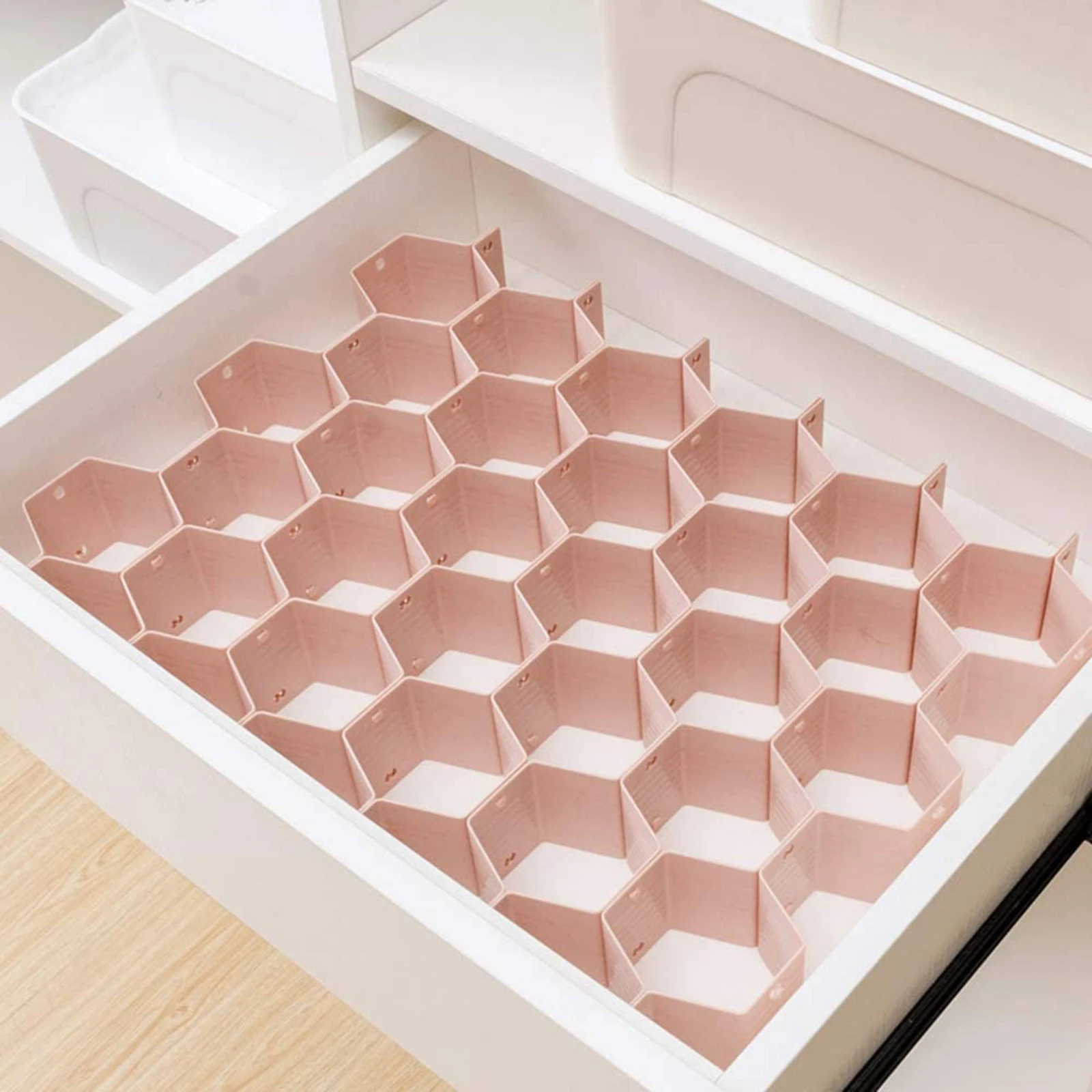 Adjustable Drawer Honeycomb Clapboard Partition Divider Box Separator DIY Storage Organizer Cell Sorting Panties Socks Storage