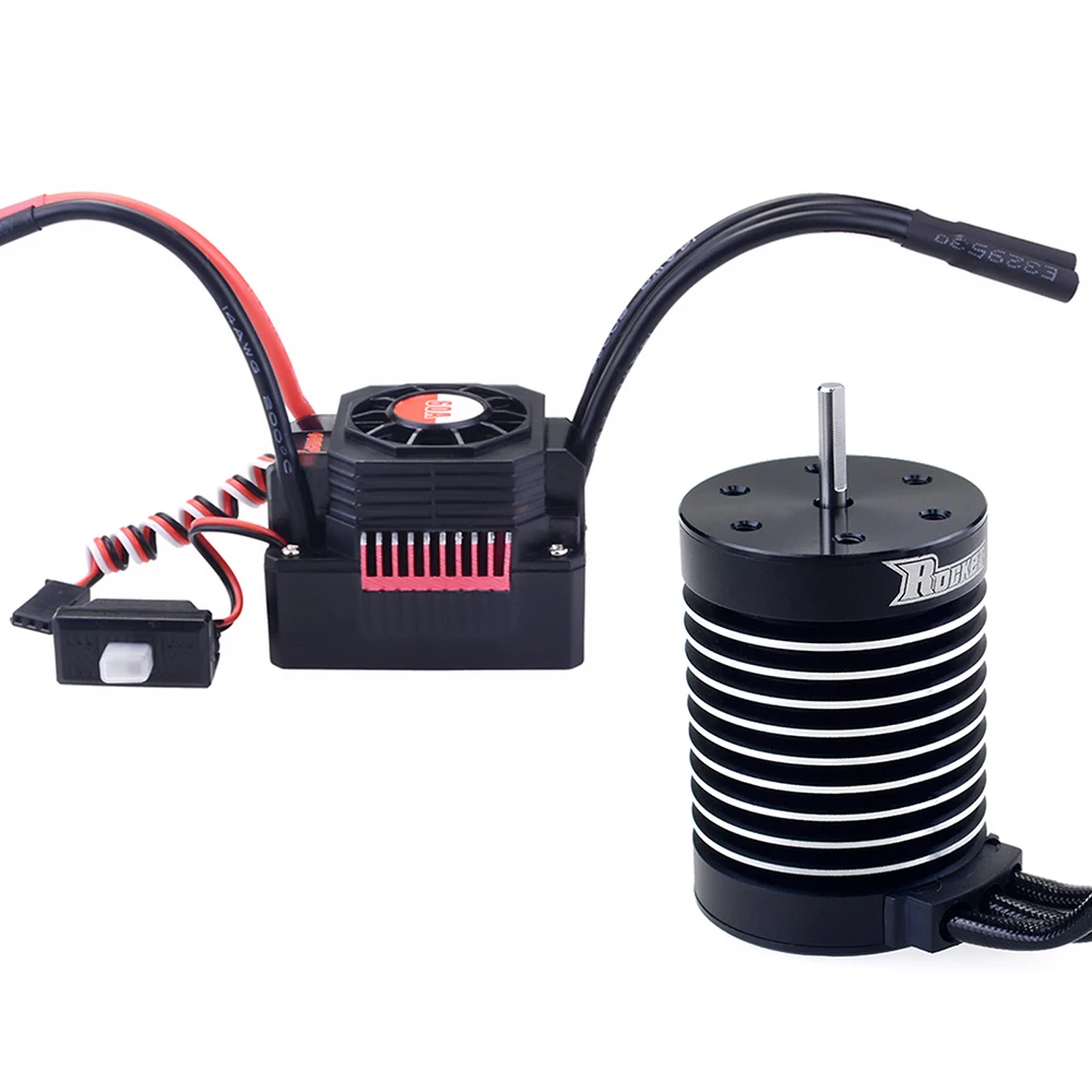 

Rocket F540 Waterproof Brushless Motor 5900KV 3930KV 4370KV 3100KV w/60A ESC for 1/10 1/12 RC Car