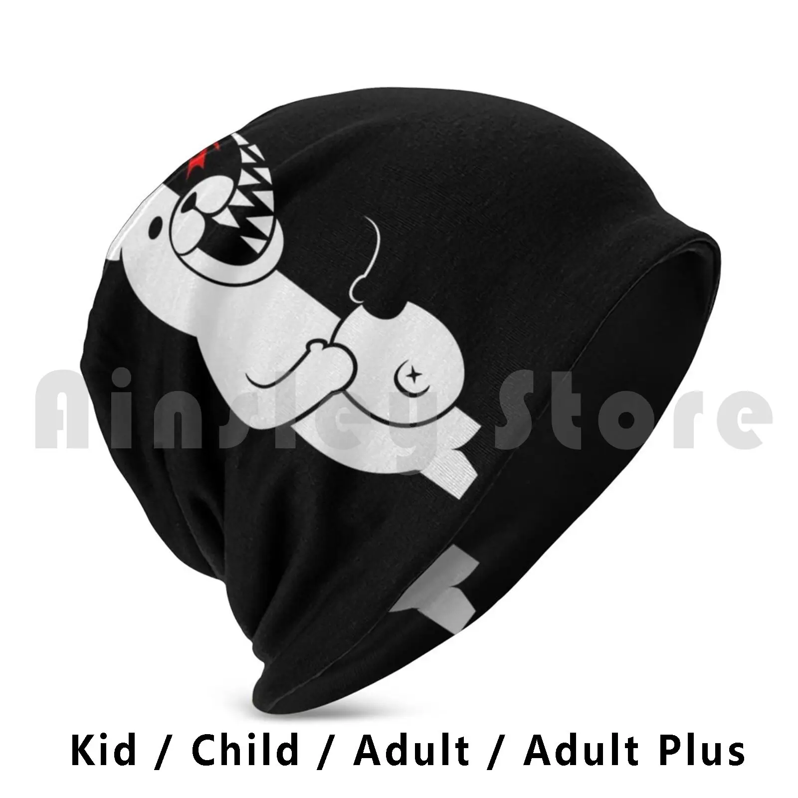 Monokuma Beanies Pullover Cap Comfortable Monokuma Anime Manga Danganronpa Dangan Ronpa Monobear Saitama