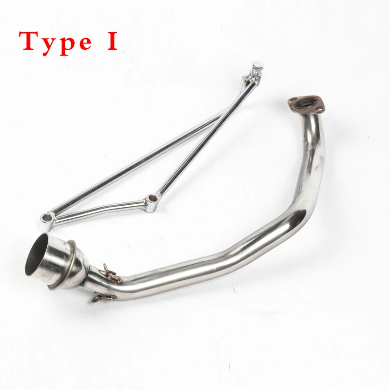 Motorcycle Exhaust Muffler Escape Connect Link Tube Middle Mid Pipe for Yamaha GY6 125 GY6 150 125cc 150CC Full Systems Modified