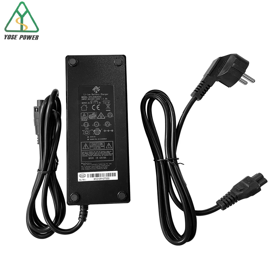電動自転車用バッテリー充電器,5ピン充電器,42v,2a,kylc084v42
