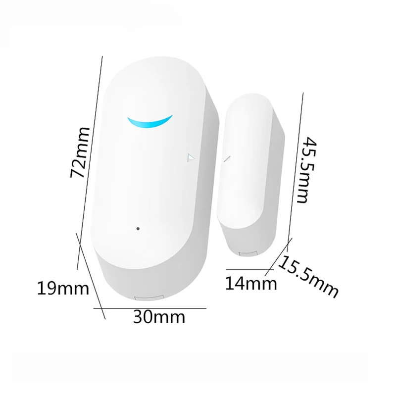 チュウヤ無線lanドア窓センサーアプリオープン/クローズ検出器通知アラートスマートホームセキュリティ