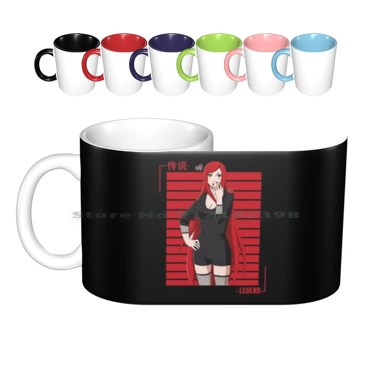 Kushina Cute Love Valentines Ceramic Mugs Coffee Cups Milk Tea Mug Art Design Funny Cool New Cute Hilarious Sexy Cheap Best