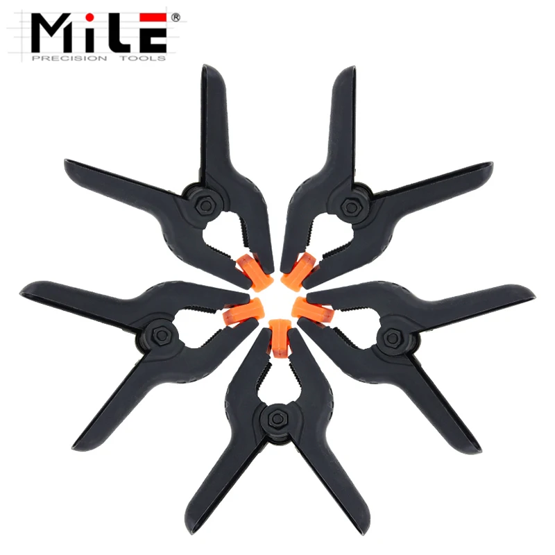 

MILE 5PCS/LOT 95mm Strong Adjustable Nylon Spring Clamps for Photography Studio Tool Accessories Background Backdrops Fixed Clip