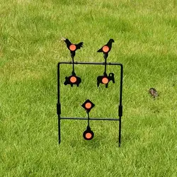 Metal spinner target air rifle pistol animals spinner self reset plinking airsoft