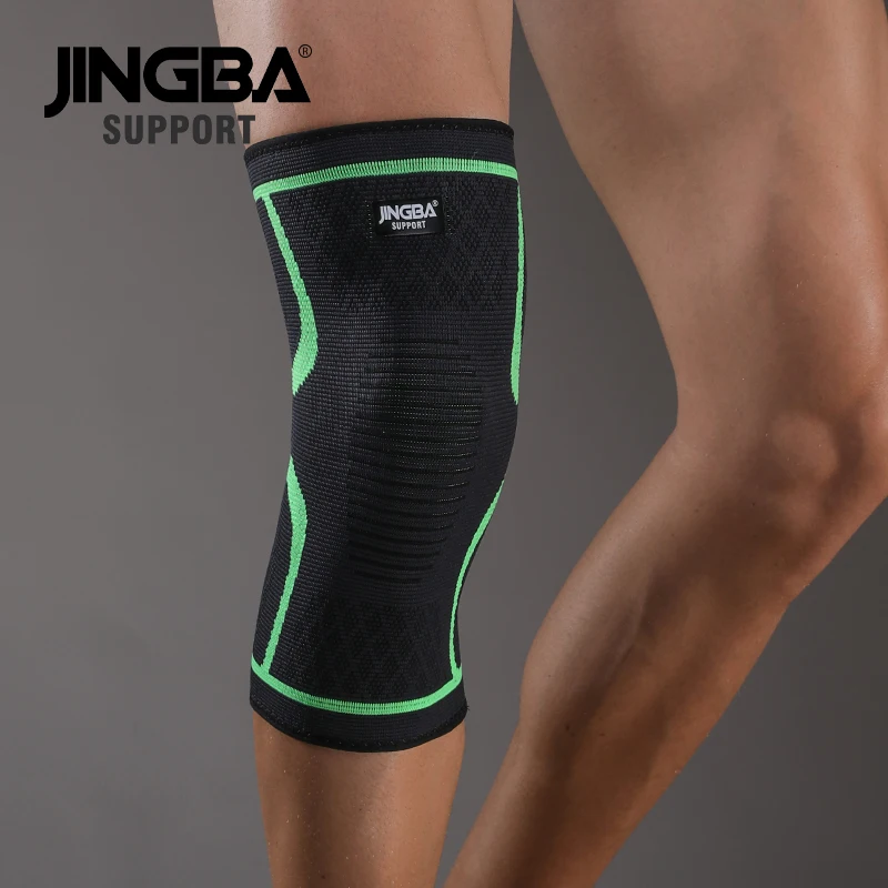 JINGBA SUPPORT Elastic Nylon knee pad Outdoor sports Volleyball basketball knee pads knee brace protector Safety rodillera