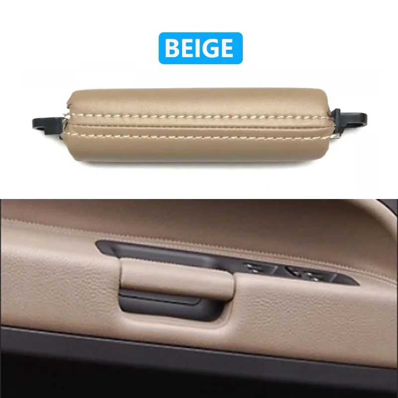 Car Interior Door Left Right Driver Leather Pull Handle For VW Volkswagen Touareg 2003 2004 2005 2006 2007 2008 2009 2010