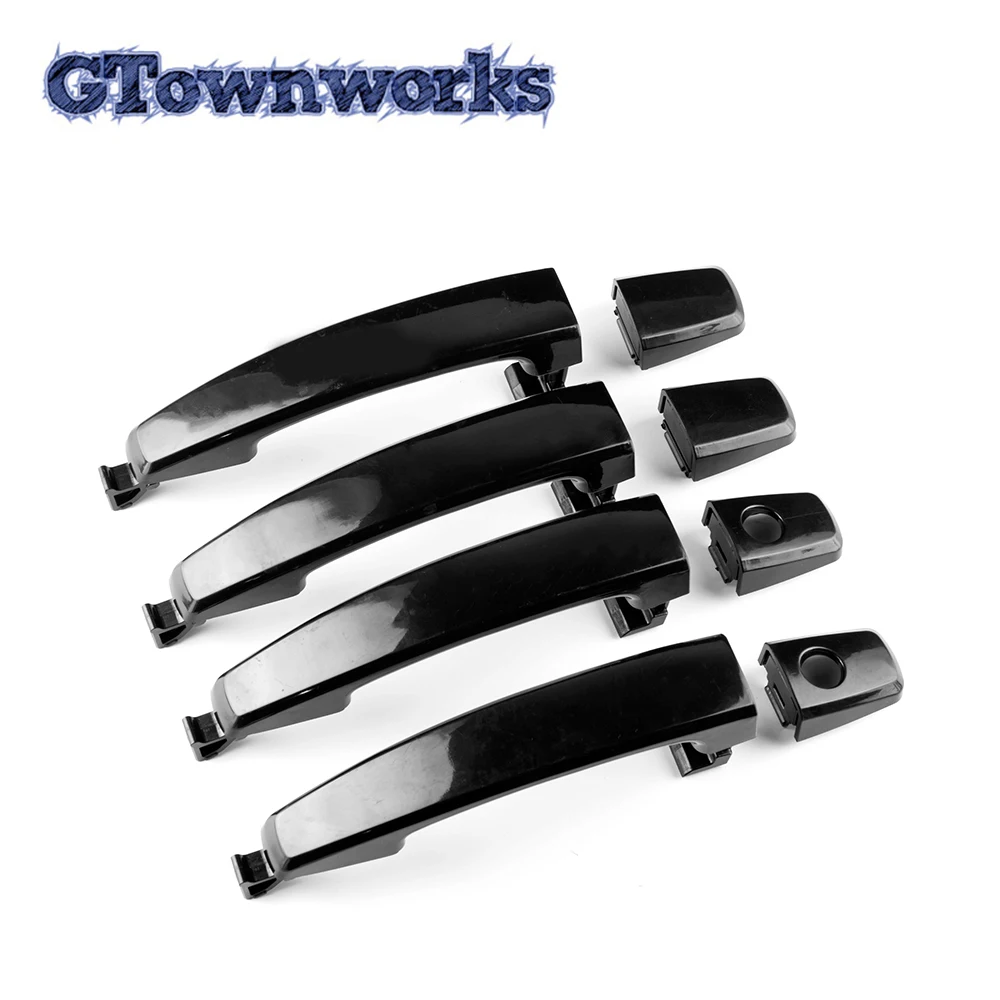 1pc/1set Car Door Outer Handle Front Rear Left Right Covers  Exterior Parts Fit For#96468254#96468268#96468266#96468293