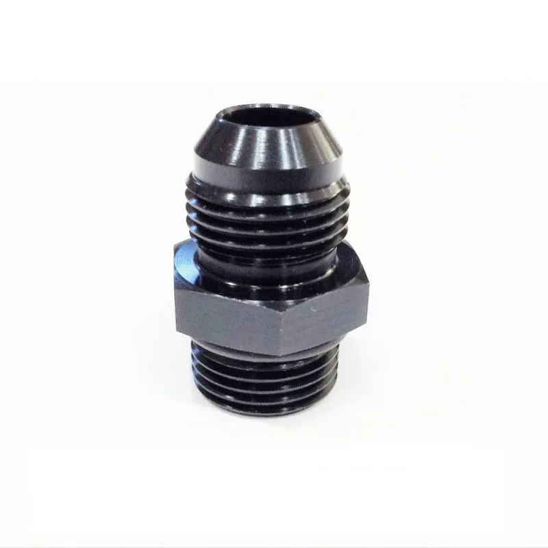 New AN4 AN6 AN8 AN10 AN12 Male AdapterMetric Fuel Hose Adapter Pipe Thread Fitting COOLER SYSTEM Aluminum Alloy Car Accessories