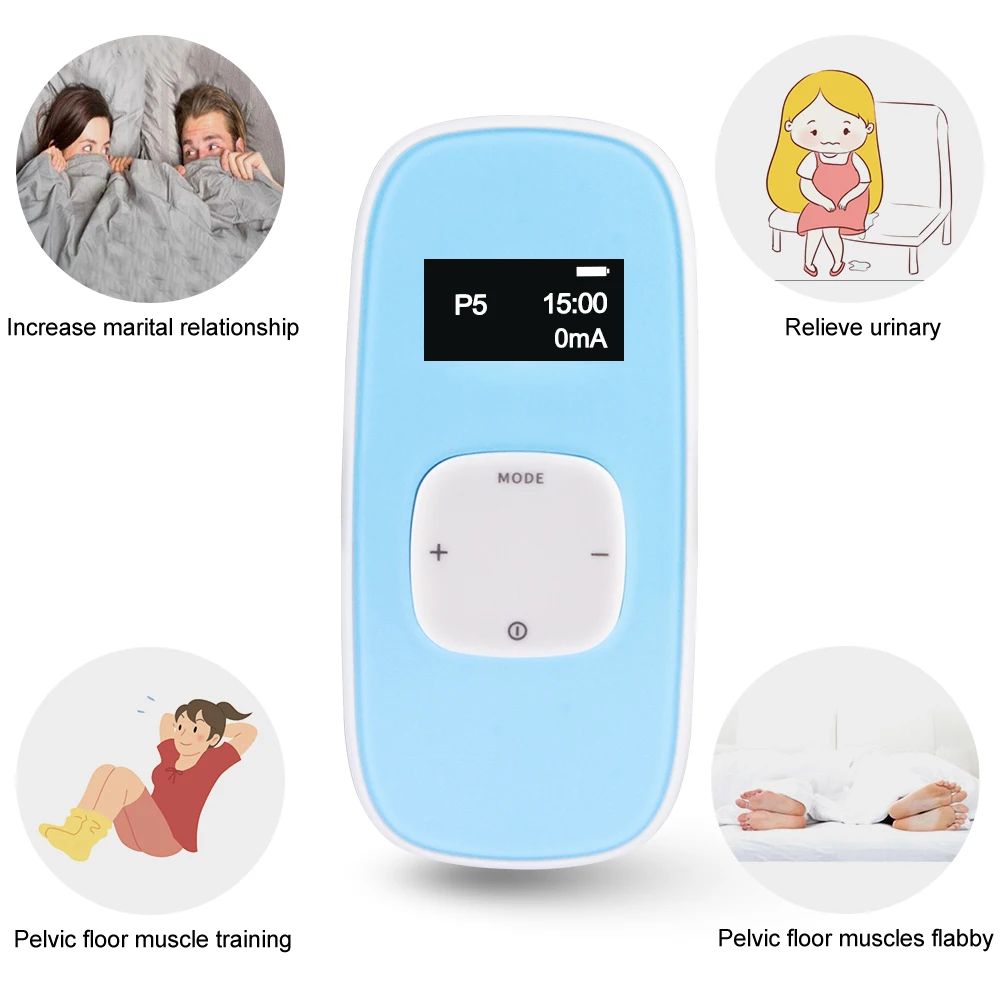 Electronic Pelvic floor muscle stimulator Women rehabilitation device for Therapy of vaginal prolapse of urinary incontinence