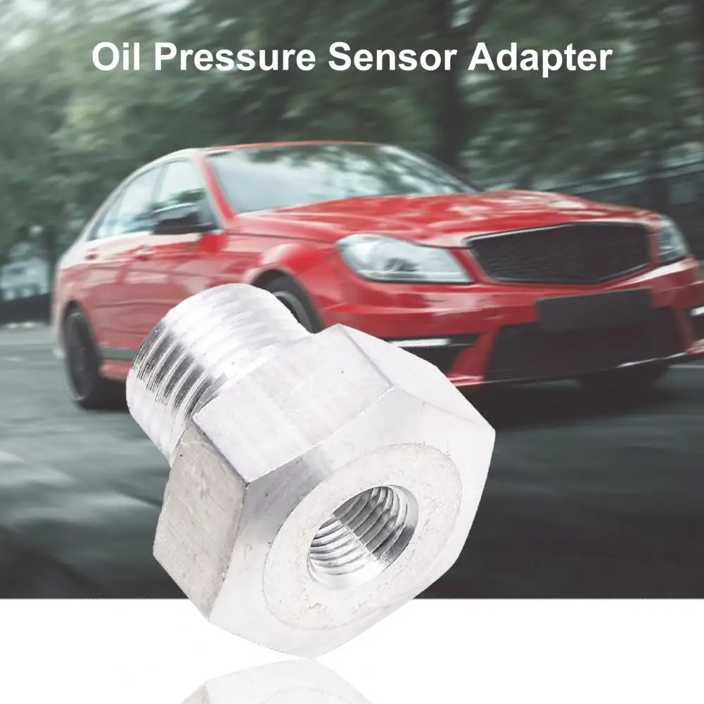 Small Oil Pressure Gauge Adapter  Portable Stable Oil Sensor Adapter  Male M16x1.5 to Female 1/8 NPT Sensor Adapter