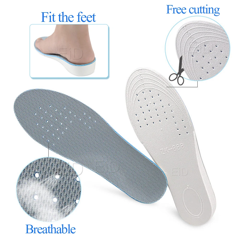 1.5-3.5cm Height Increase Insole Cushion for shoes Women Men Unisex Height Lift Shoe Heel Insert Taller Memory Foam Foot Pads