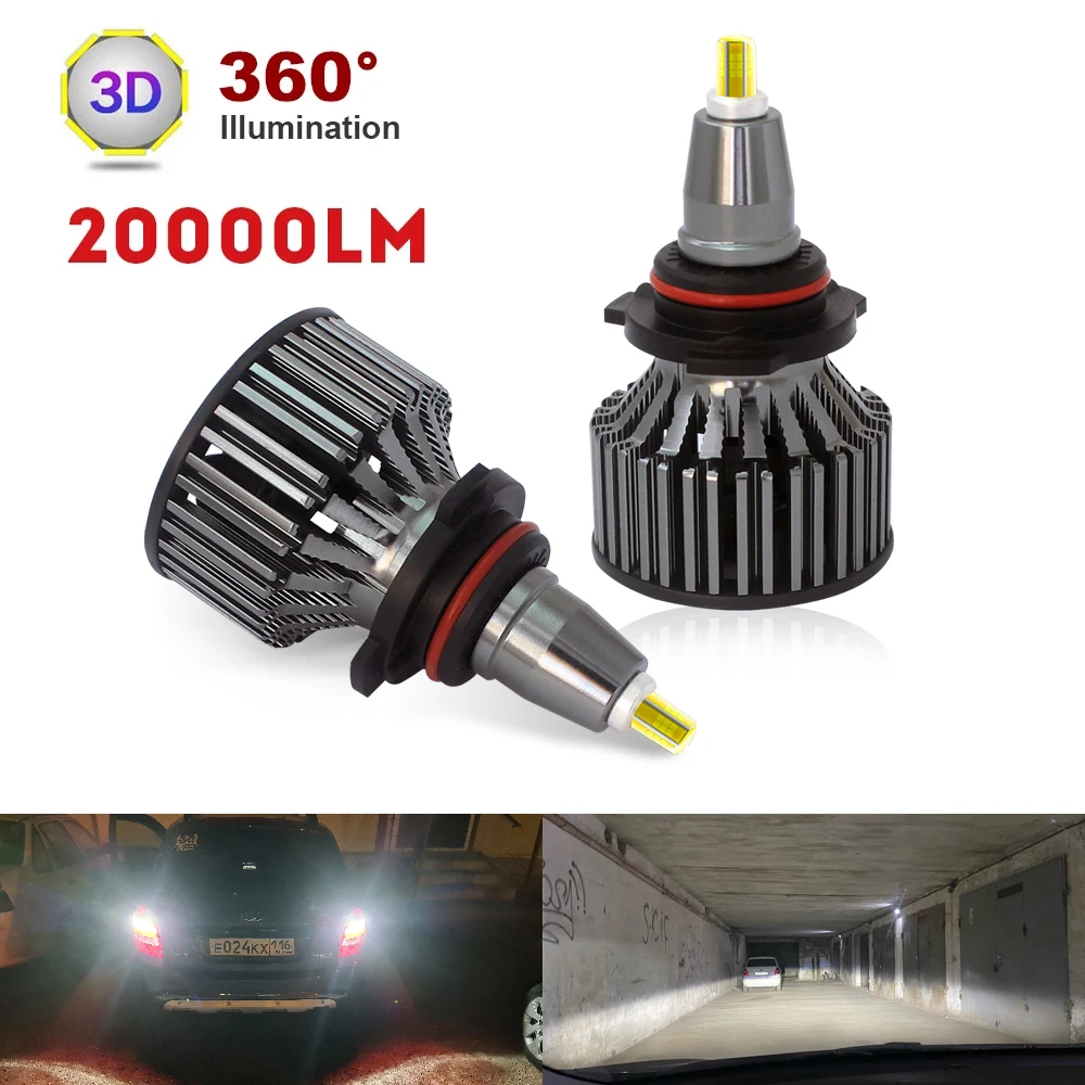 Lampada Led H7 20000lm 360 Anti Erreur Car Bulbs H1 Led Fog Lights Xenon H8 Led  Canbus 360 No Error Bulbs