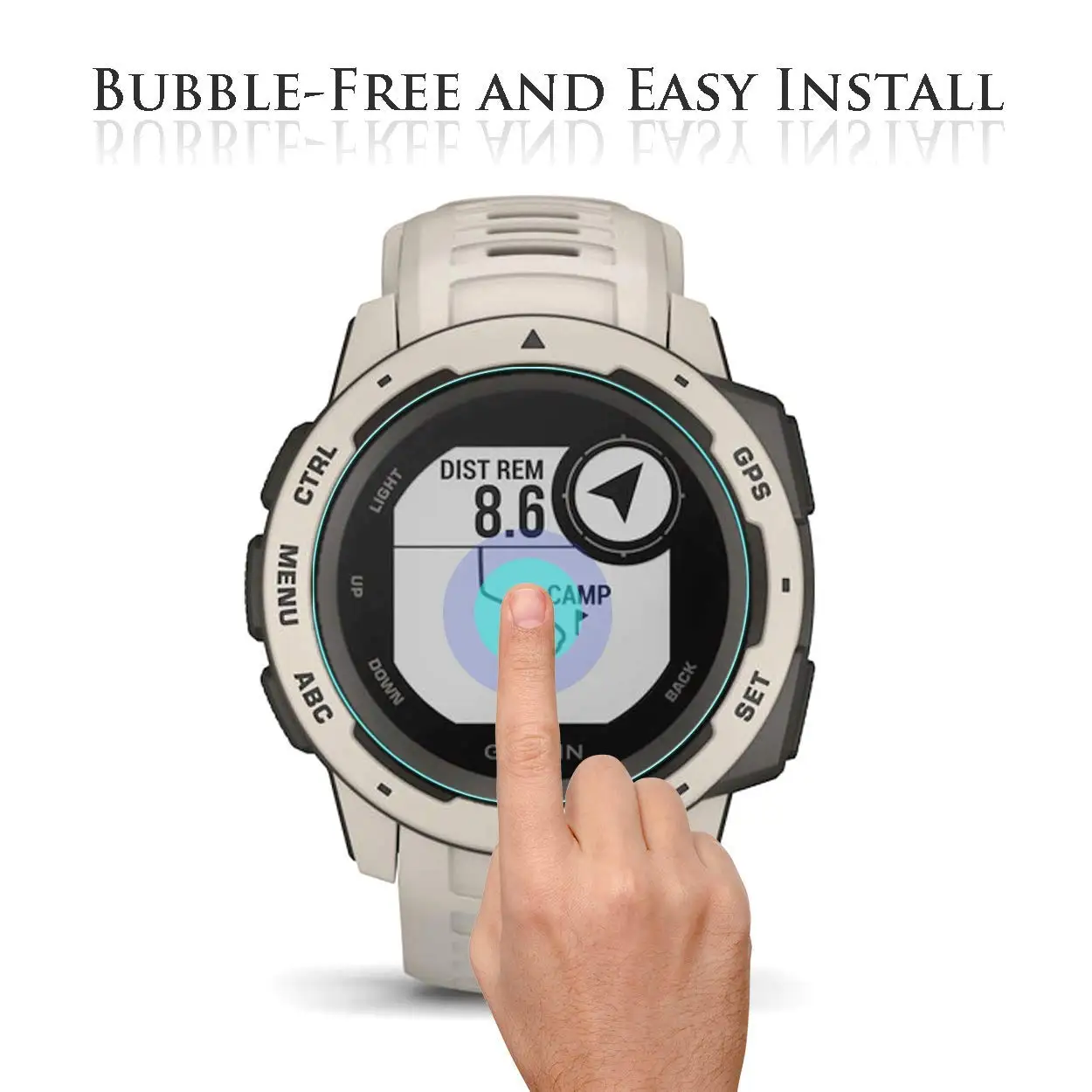 2.5D Gehard Glas Film Screen Protector Voor Garmin Instinct