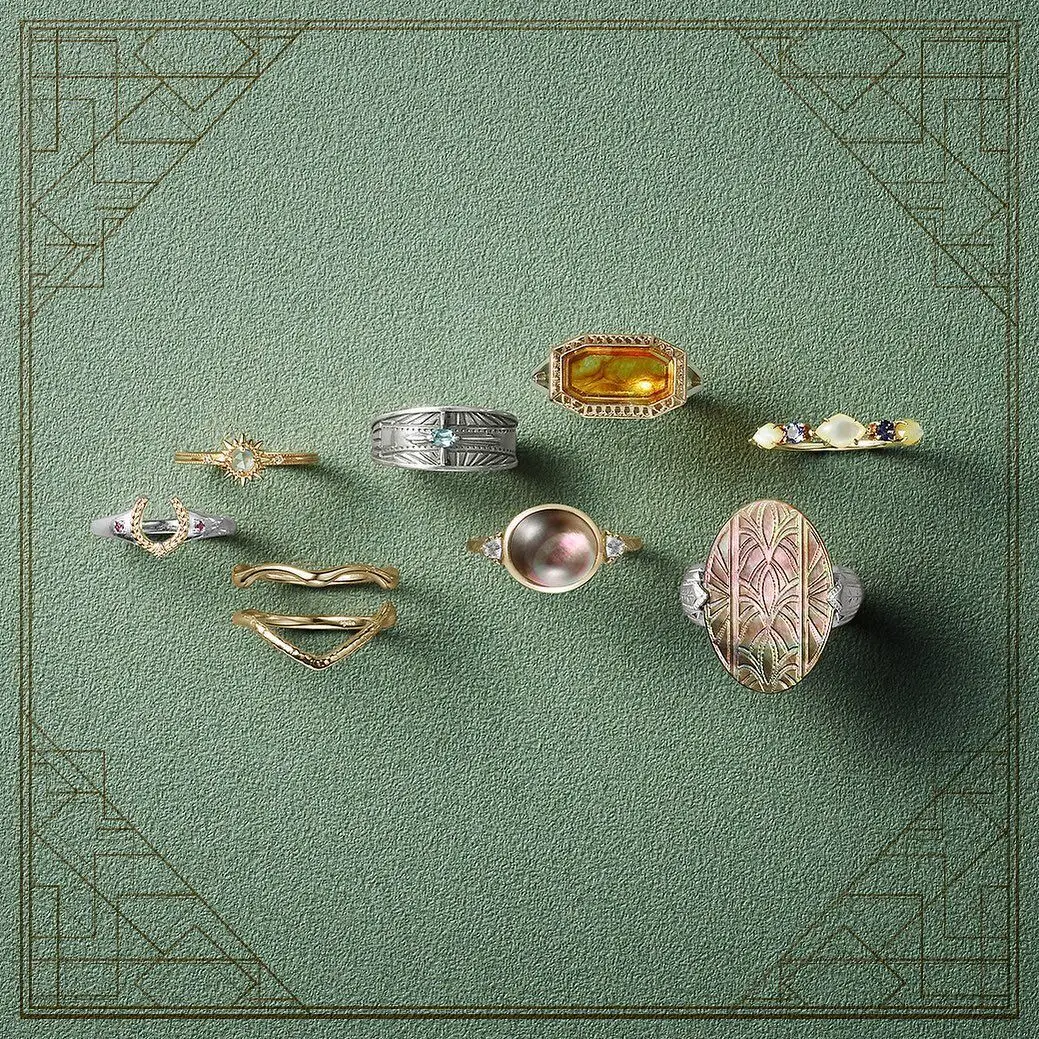 Spain ancient Rome court luxury retro 925 sterling silver ring ruby horseshoe rice ear  18k gold jewelry