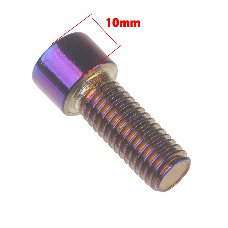 2pcs Motorcycle 201 Stainless Steel Brake Caliper Set Screw M10x25mmx1.5mm for Axial Brake Caliper