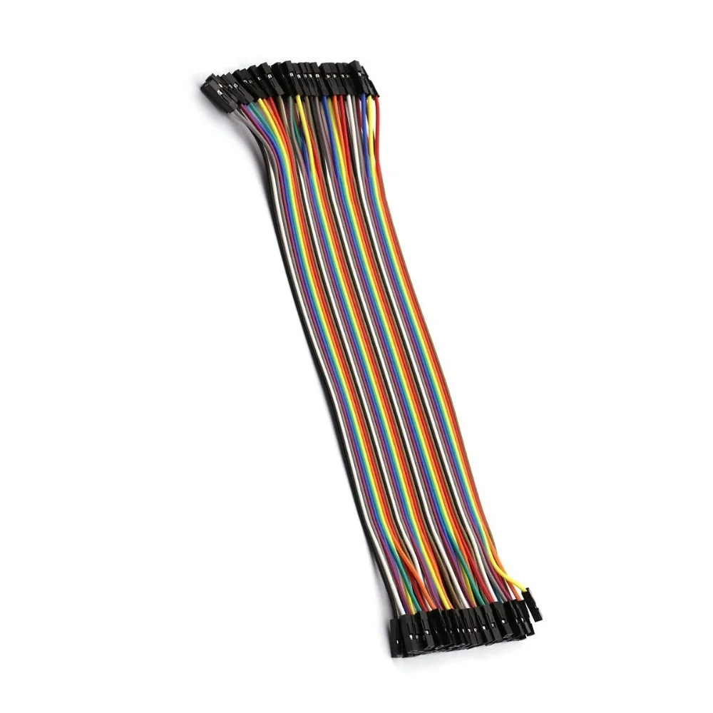 Bật Lửa Dupont Dây 20Cm Đực Nữ Đến Nam Nữ Để Nữ Dây Nhảy Dây Dupont Cáp 40Pcs cho Arduino DIY