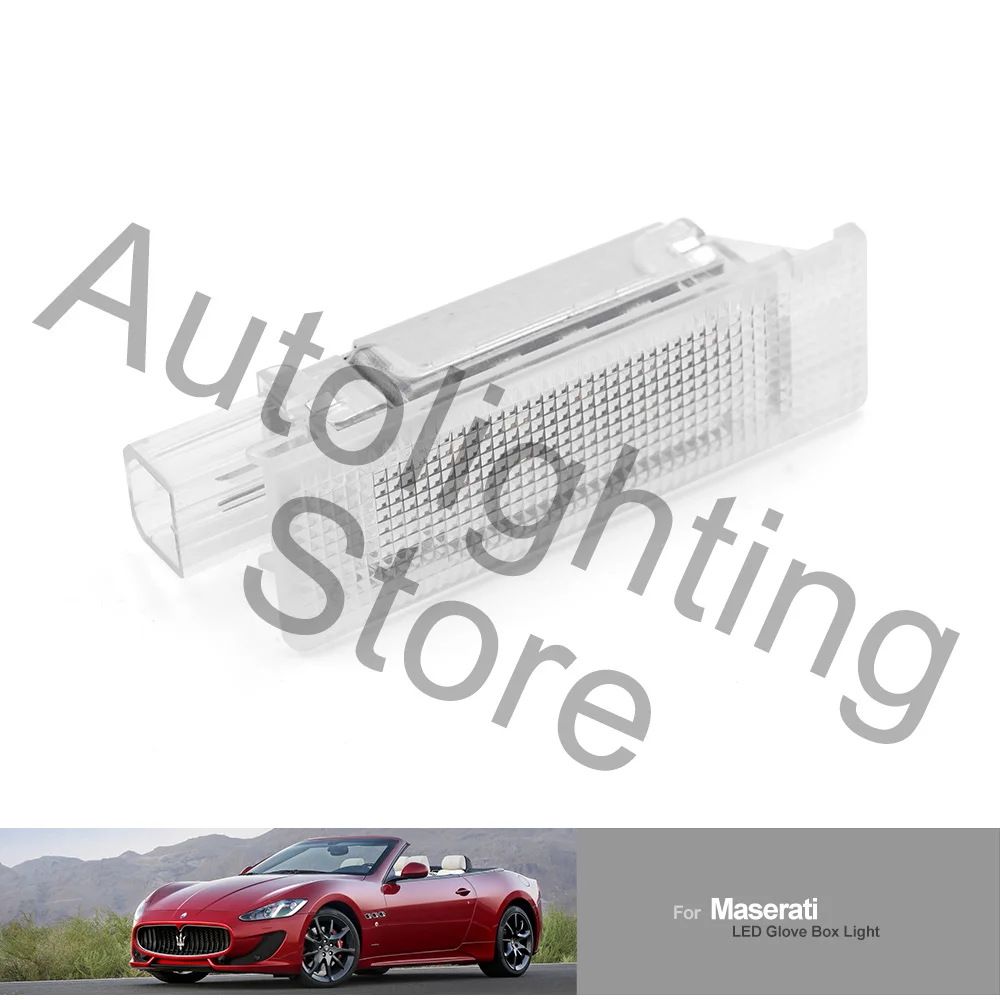 1x светодиодный светильник для перчаток для Maserati GranCabrio GranTurismo 2010-2019 Quattroporte M139 2003-2012, лампы для перчаточного отсека