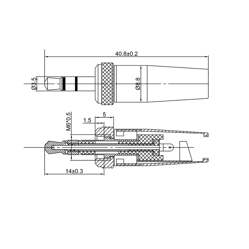 Wtyk męski Audio 3.5mm z gwintem wewnętrznym do 3Pin XLR męski Adapter kabel do Sony D12/D21 do mikrofonów bezprzewodowych Sennheiser