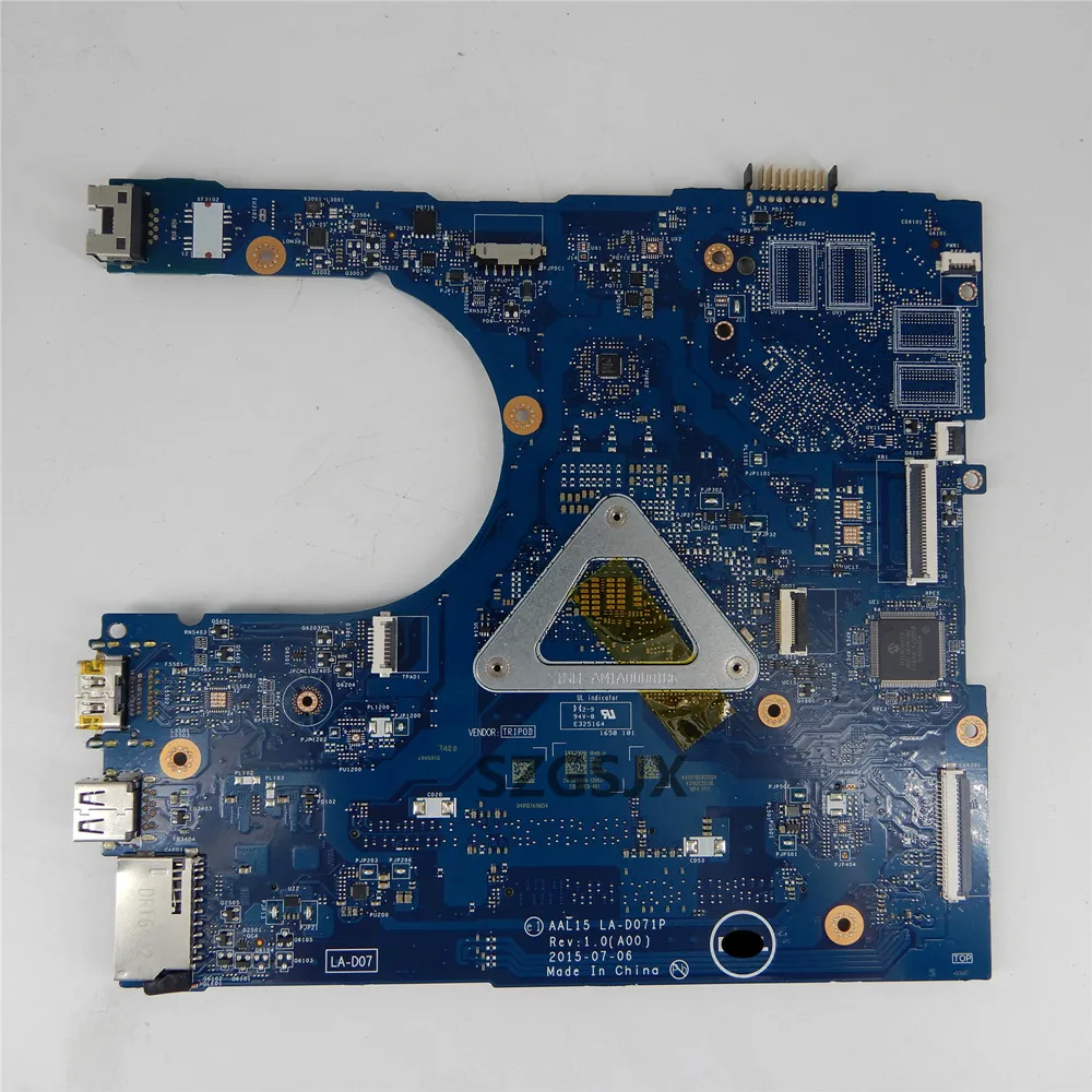 FÜR DELL Inspiron 5559 5759 5459 Mainboard LA-D071P, SR2EZ i7-6500U CN-0RV4XN 0RV4XN DDR3 100% arbeits