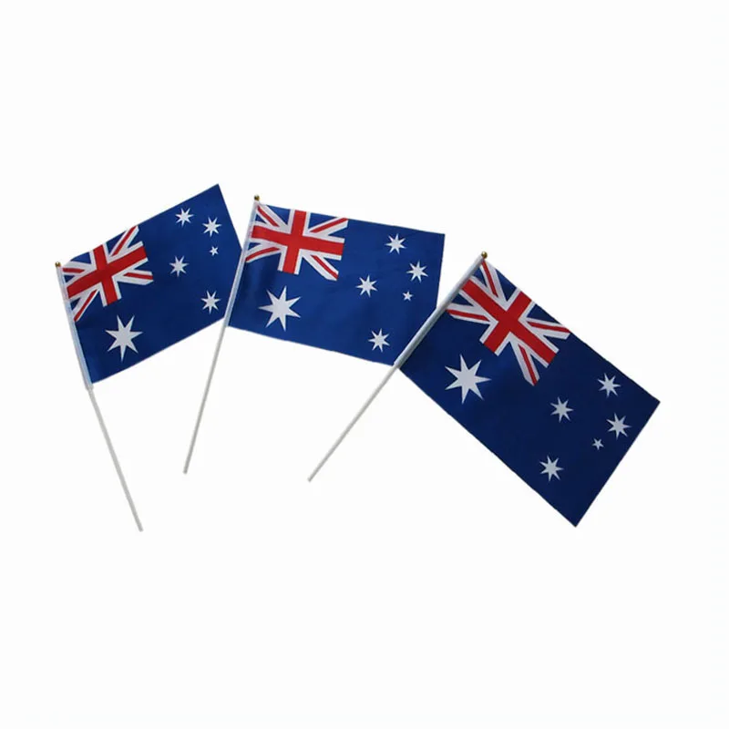 

14*21 CM Australia Flag,5.5*8.2 Inches Polyester Banner For Decoration 100PCS/LOT