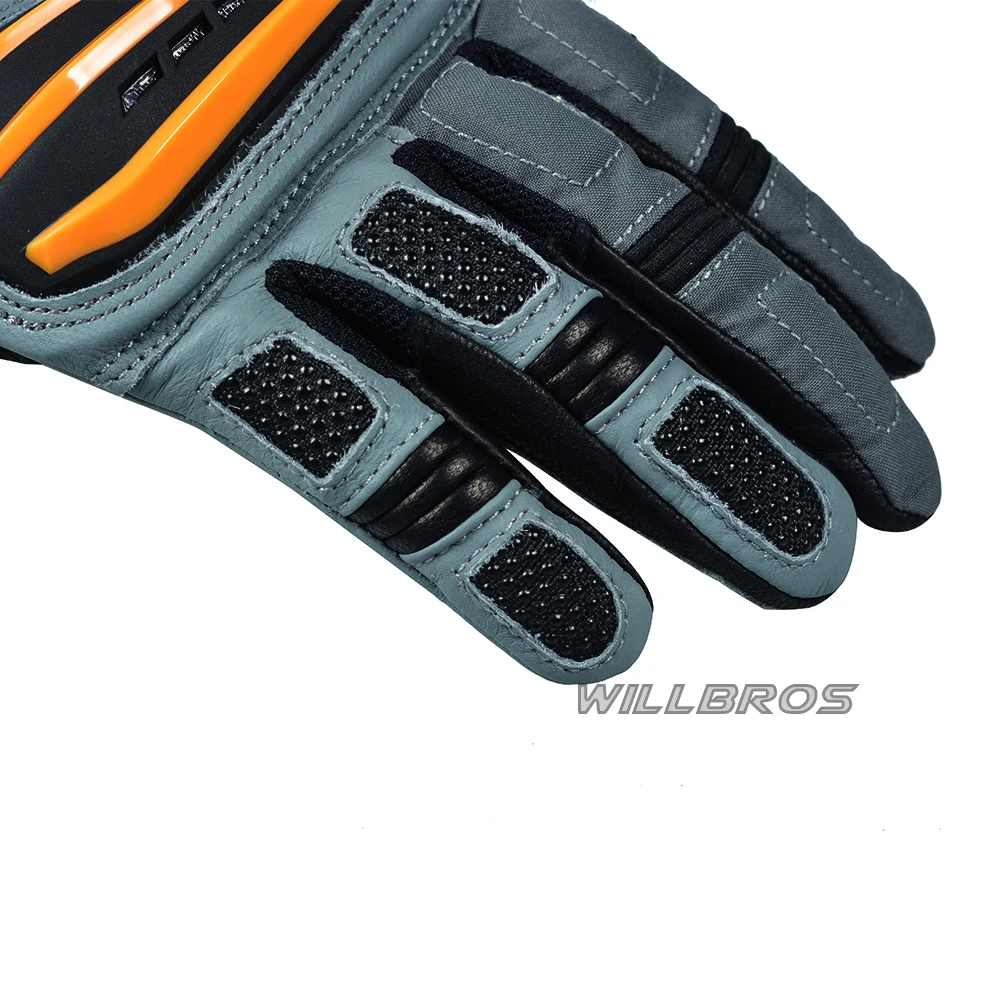 Moto Rallye 4 GS Găng Tay Da Cho Xe BMW Xe Máy Motorrad Guantes Xe Máy Xe Máy Đi Xe Đen Đỏ Luvas Unisex Nam