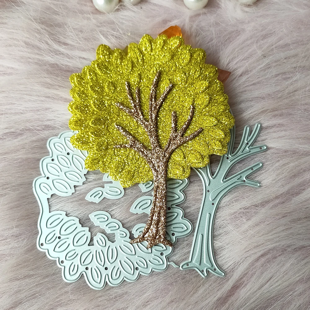 

New tree cutting die mould scrapbook decoration embossed photo album decoration card making DIY handicrafts