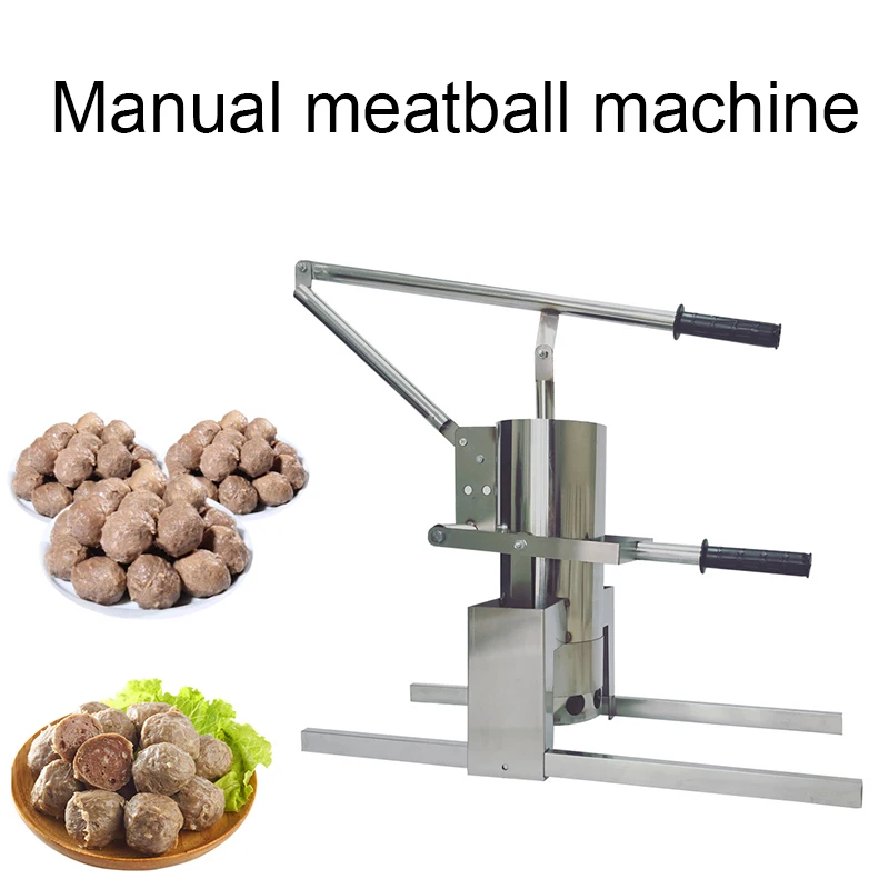 Stainless Steel Manual Meat Ball  machine hand press meat ball fish meatball maker vegetable meatball machine