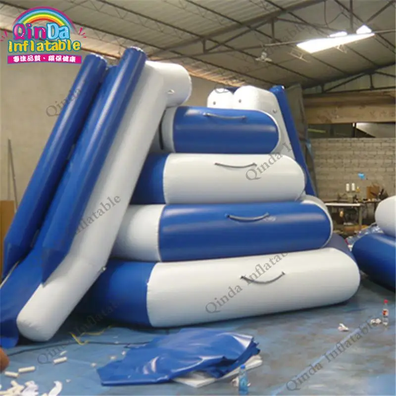 4*4*3m 2 Lanes Inflatable Slide Water Sports Games,Amusement Park Pool Float Water Slide