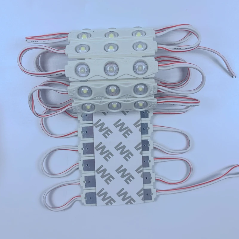 Imagem -03 - Injeção Led Módulo Lente de 160 Graus 12v 1.5w à Prova Impermeável Água Publicidade Lâmpada Luz 1000 Peças Lote 2835