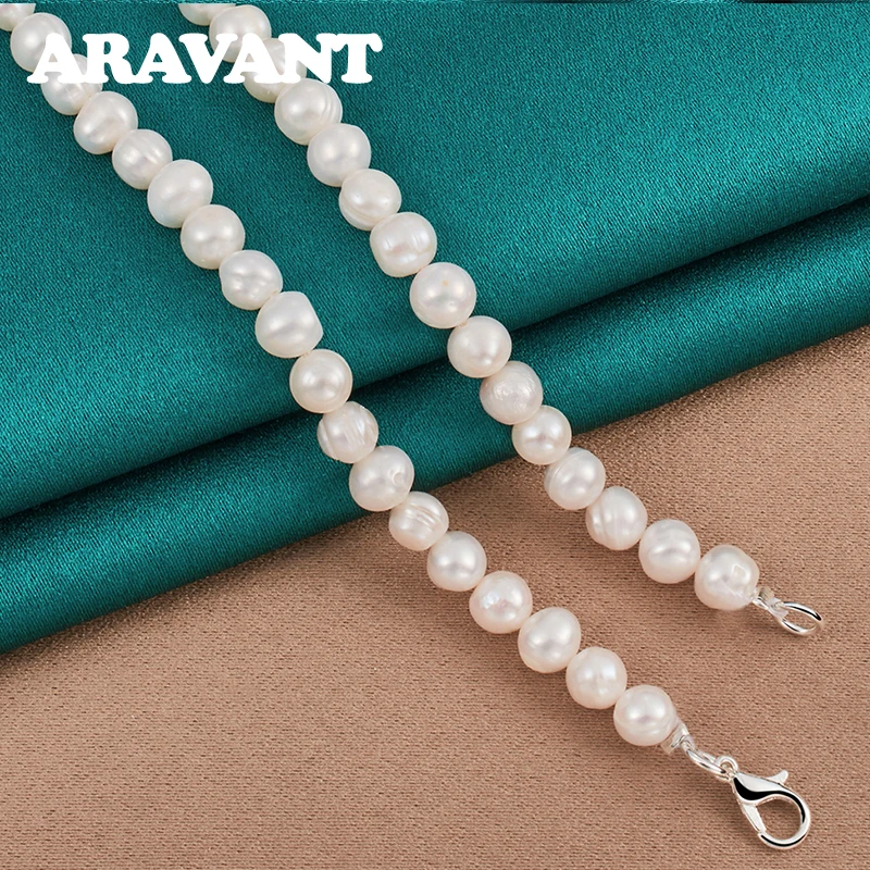 Aravant 925 Silver Freshwater  - Pearl Trim Chain ulasan dan harga