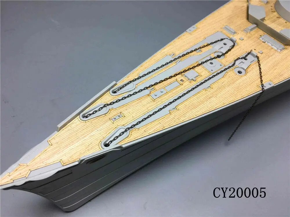 CY CY20005 Wooden Deck for Trumpeter 03710 1/200 Scale Hood Model