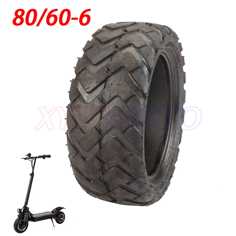 

80/60-6 Tyre Wear-Resistant Off-Road Tubeless Tire for Curuss R10 FLJ C11/T11 Electric Scooter Pneumatic Wheels