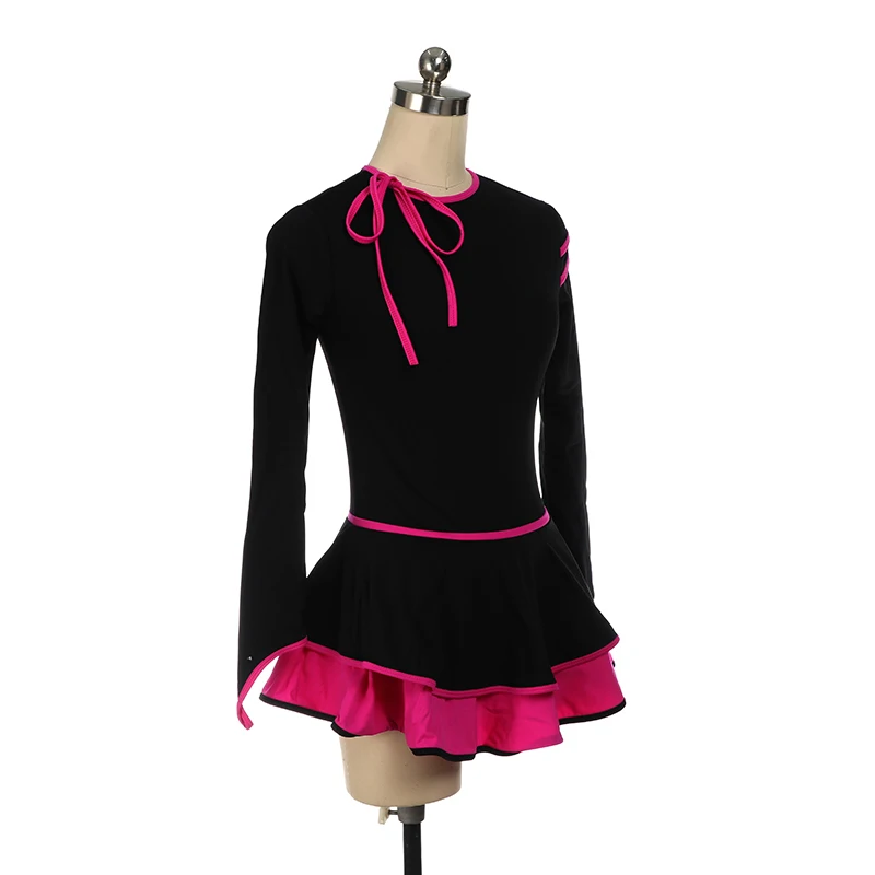 Figure Skating Dress, Gymnastic Tights, Girl Tights, Black Spandex, Highly Elastic Breathable Appearance Dress