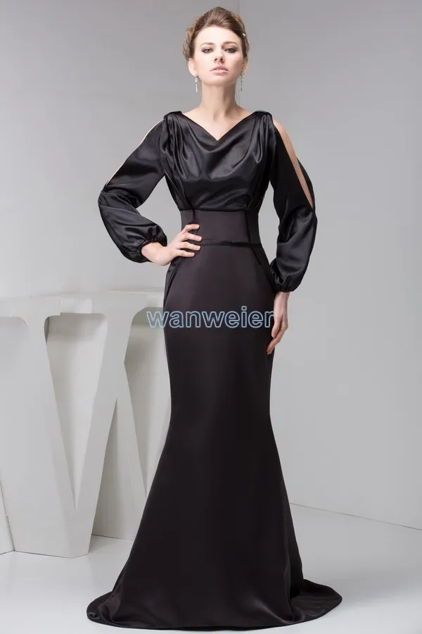 

free shipping 2022 new design hot seller plus size floor length cap sleeve formal long sleeve v-neck Mother of the Bride Dress