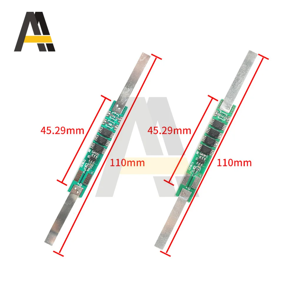 BMS Protection Board For 1S 3.7V 18650 Li-Ion Lithium Battery 2/3/4.5/6/7.5/9A 1-6 MOS Over Charge Board With Solder Belt #24606