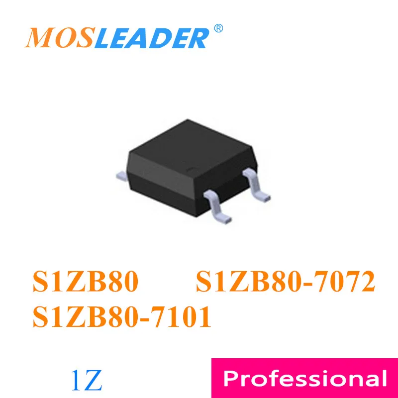 Mosleader 3000pcs Z1 S1ZB80 S1ZB80-7072 S1ZB80-7101 SOP4 Chinese high quality Bridge rectifier 800V 0.8A 800mA